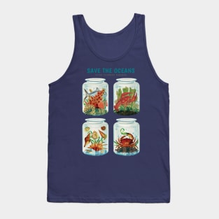 Save the Oceans into a Bottle Tank Top